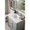 James Martin Vanities Brittany 36in Single Vanity, Urban Gray w/ 3 CM White Zeus Quartz Top 650-V36-UGR-3WZ - alternate 4